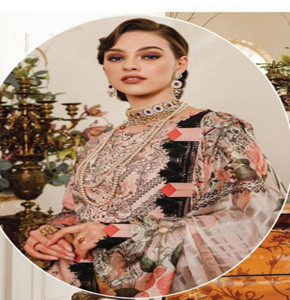 New exclusive designed 3 piece Jama-Embroidery/ Girls 4 Pice Dress