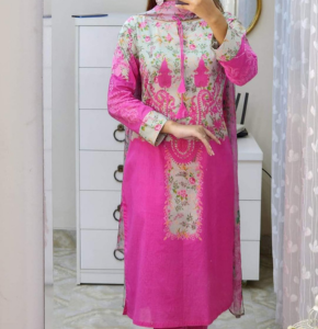 New exclusive designed 3 piece Jama- Red3/ Girls 3 Pice Dress