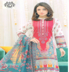 New exclusive designed 3 piece Jama-Mahajal/ Girls 4 Pice Dress